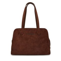 Torebka LOVE MOSCHINO. Brązowe torebki klasyczne damskie Love Moschino, bez wzorów, bez dodatków. Za 839.99 zł.