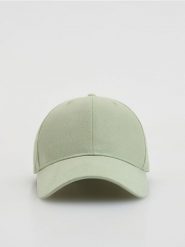 Czapka z daszkiem - jasnozielony. Zielone czapki z daszkiem damskie Reserved, bez wzorów. W wyprzedaży za 39.99 zł.
