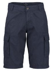 Lerros Bojówki w kolorze granatowym rozmiar: W30. Niebieskie szorty męskie Lerros, bez wzorów, z bawełny. Za 173.99 zł.