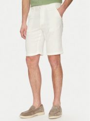Blend Szorty materiałowe 20717870 Biały Regular Fit. Białe szorty męskie Blend, bez wzorów, z materiału. Za 79.99 zł.