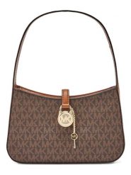 Michael Kors Torebka w kolorze ciemnobrązowym - 23,5 x 20 x 10 cm rozmiar: onesize. Brązowe torebki klasyczne damskie Michael Kors, bez wzorów, z materiału, bez dodatków. Za 652.99 zł.