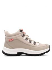 Go Soft Trzewiki VS16032023-1 Beżowy. Brązowe botki damskie GO SOFT, ze skóry, bez obcasa, na płaskiej podeszwie, bez zapięcia. Za 143.99 zł.