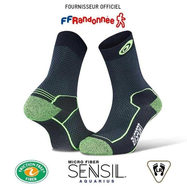 Skarpety turystyczne BV Sport double polyamide evo. Czarne skarpetki damskie BV SPORT, bez wzorów. Za 137.99 zł.