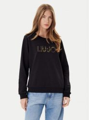 Liu Jo Sport Bluza Ecs Felpa Chiusa TF5196 FS090 Czarny Regular Fit. Czarne bluzy bez kaptura damskie Liu Jo Sport, xs, bez wzorów, z bawełny, bez ramiączek, bez kaptura. Za 499.99 zł.