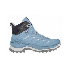 Buty trekkingowe damskie Lowa Innovo Mid Gtx. Niebieskie obuwie trekkingowe damskie Lowa. Za 906.00 zł.