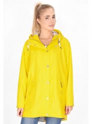 Schmuddelwedda Płaszcz przeciwdeszczowy w kolorze żółtym rozmiar: XL/XXL. Żółte kurtki przeciwdeszczowe damskie Schmuddelwedda, xl, bez kaptura. Za 430.46 zł.