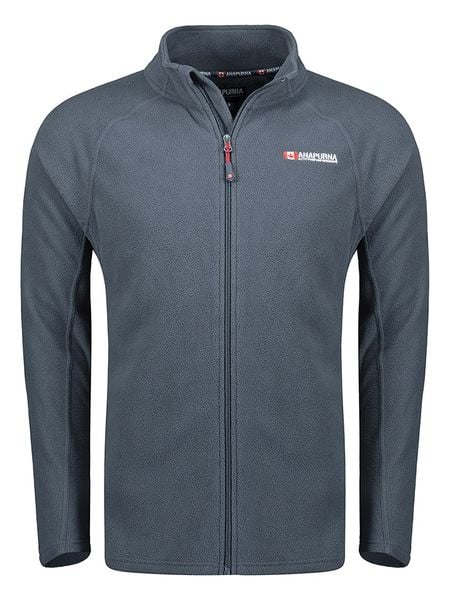ANAPURNA Bluza polarowa "Tonneau" w kolorze granatowym rozmiar: S. Niebieskie bluzy bez kaptura męskie ANAPURNA, s, z polaru. Za 82.64 zł.