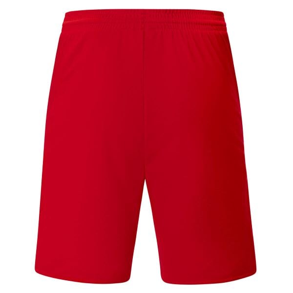 Szorty Jako Manchester 2.0. Czerwone szorty damskie Jako, bez wzorów, z materiału, sportowe. Za 131.50 zł.