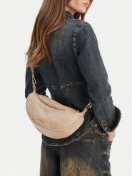 Badura Torebka CEO-MODI-YH127 Beżowy. Brązowe torebki klasyczne damskie Badura, bez wzorów, z materiału, bez dodatków. Za 169.99 zł.