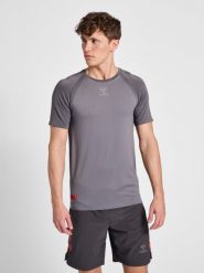 Koszulka Hummel Pro Grid. Szare t-shirty sportowe męskie HUMMEL, m, z materiału, bez ramiączek, do piłki nożnej. Za 191.20 zł.