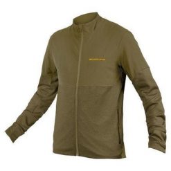 Bluza rowerowa męska Endura Singletrack Thermal FZ tweed. Zielone bluzy sportowe męskie ENDURA, bez wzorów, sportowe, bez kołnierzyka, bez ramiączek. Za 449.99 zł.