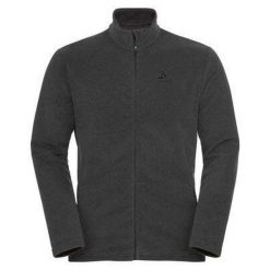 Bluza polarowa rozpinana trekkingowa męska Odlo ROY. Czarne bluzy bez kaptura męskie Odlo, m, z polaru. W wyprzedaży za 288.55 zł.