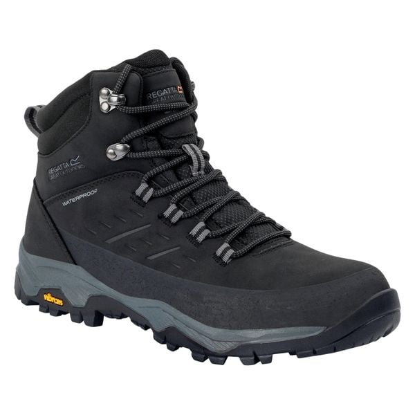Męskie Buty Do Chodzenia Blake. Czarne buty trekkingowe męskie Regatta, z gumy, bez zapięcia, trekkingowe. Za 481.99 zł.