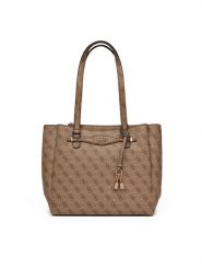 Guess Torebka Katya HWSG96 52230 Brązowy. Brązowe torebki klasyczne damskie Guess, z aplikacjami, ze skóry, bez dodatków. Za 719.99 zł.
