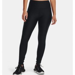 Legginsy fitness damskie Under Armour Branded. Czarne legginsy sportowe damskie Under Armour, xs, bez wzorów, na fitness i siłownię. Za 109.99 zł.