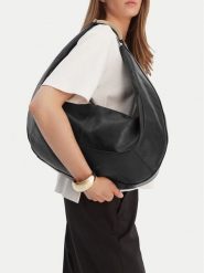 GINO ROSSI Torebka EO-LDA8806 Czarny. Czarne torebki klasyczne damskie Gino Rossi, bez wzorów, z materiału, bez dodatków. Za 279.99 zł.