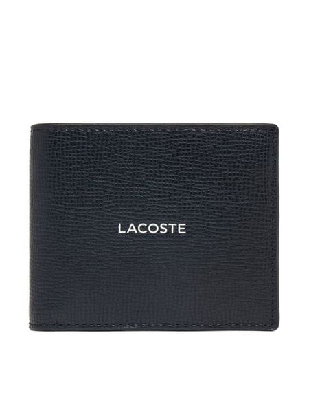 Lacoste Portfel NH5053OI Czarny. Czarne portfele męskie Lacoste, bez wzorów, ze skóry. Za 494.99 zł.