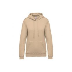 Bluza damska z kapturem Kariban. Białe bluzy z kapturem damskie KARIBAN, m, z bawełny. Za 181.00 zł.