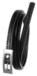 Pasek damski Cavaldi BB-CV-11 BLACK 105 czarny. Czarne paski damskie 4U Cavaldi, z aplikacjami, ze skóry ekologicznej, eleganckie. Za 19.99 zł.