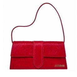 Torebka JACQUEMUS. Czerwone torebki klasyczne damskie JACQUEMUS, bez wzorów, bez dodatków. Za 3,739.00 zł.