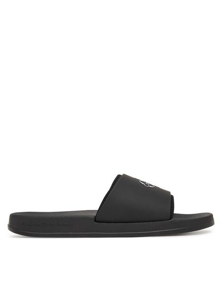 Calvin Klein Klapki Ess Slide Rubber Neoprene HM0HM02229 Czarny. Czarne klapki i japonki męskie CALVIN KLEIN, z syntetyku. Za 209.99 zł.