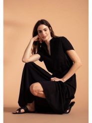 More & More Sukienka w kolorze czarnym rozmiar: 34. Czarne sukienki damskie MORE & MORE, bez wzorów, bez kołnierzyka, bez ramiączek, midi. Za 119.12 zł.