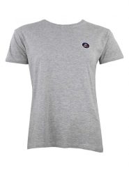 Peak Mountain Koszulka w kolorze szarym rozmiar: XL. Szare bluzki damskie Peak Mountain, xl, bez wzorów, z bawełny, bez kołnierzyka. Za 56.99 zł.