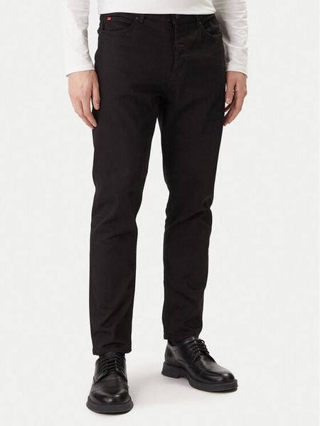 HUGO Jeansy 50554144 Czarny Regular Fit. Czarne jeansy męskie Hugo. Za 499.99 zł.