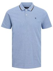 Jack & Jones Koszulka polo "Paulos" w kolorze błękitnym rozmiar: XS. Niebieskie koszulki polo męskie Jack & Jones, xs, bez wzorów, bez ramiączek. Za 34.93 zł.