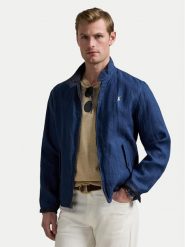 Polo Ralph Lauren Kurtka przejściowa 710962187002 Granatowy Regular Fit. Niebieskie kurtki męskie Polo Ralph Lauren, l, bez wzorów, z syntetyku, bez kaptura. Za 1,509.00 zł.