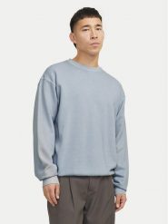 Jack & Jones Bluza Charge 12268273 Błękitny Loose Fit. Niebieskie bluzy bez kaptura męskie Jack & Jones, m, z bawełny. Za 89.99 zł.