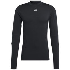 Koszulka męska adidas Techfit COLD.RDY Long Sleeve. Białe koszulki męskie z długim rękawem Adidas, m. Za 169.00 zł.