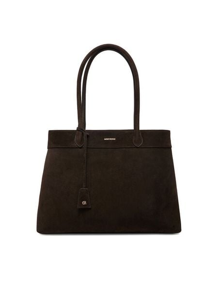 Gino Rossi Torebka EO-LOLA-LA513-114-1 Brązowy. Brązowe torebki klasyczne damskie Gino Rossi, bez wzorów, ze skóry, bez dodatków. Za 279.99 zł.