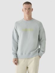 4F Bluza w kolorze błękitnym rozmiar: XL. Niebieskie bluzy bez kaptura męskie 4f, xl. Za 96.60 zł.