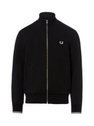 Fred Perry Bluza męska Mężczyźni Bawełna (100%) czarny jednolity, M. Czarne bluzy bez kaptura męskie Fred Perry, m, z bawełny. Za 649.95 zł.