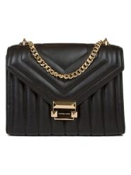 Michael Kors Torebka w kolorze czarnym - 24 x 18 x 9 cm rozmiar: onesize. Czarne torebki klasyczne damskie Michael Kors, bez wzorów, z materiału, pikowane, bez dodatków. Za 1,134.04 zł.