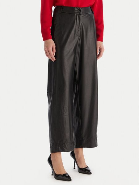 ACCESS FASHION Spodnie z imitacji skóry 54-5132-188 Czarny Regular Fit. Czarne spodnie materiałowe damskie ACCESS FASHION, bez wzorów, ze skóry, wizytowe. Za 479.99 zł.