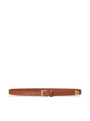 Lauren Ralph Lauren Pasek Damski 412912036001 Brązowy. Brązowe paski damskie Lauren Ralph Lauren, bez wzorów, ze skóry. Za 239.99 zł.