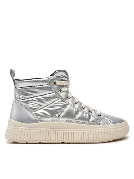 Geox Sneakersy J Laquinny Girl J46M3C 0LVNF C1007 S Srebrny. Szare buty sportowe dziewczęce Geox, bez wzorów, ze skóry, bez zapięcia. Za 189.99 zł.