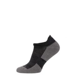 Skarpety Trekkingowe Na Giean Light Weight No Show Running Black. Czarne skarpetki damskie NA GIEAN, bez wzorów, z wełny. Za 49.99 zł.