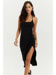 Cool and sexy Sukienka w kolorze czarnym rozmiar: S. Czarne sukienki damskie Cool and sexy, s, bez wzorów, bez kołnierzyka, bez ramiączek, midi. Za 56.99 zł.