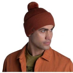 Czapka Unisex Dla Dorosłych Wełna Merino Tim. Brązowe czapki męskie Buff, bez wzorów, z materiału. Za 285.99 zł.