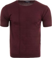 T-shirt męski Jimmy Sanders Zeus bordowy. Czerwone t-shirty męskie Erima, m, bez wzorów, z bawełny, bez kołnierzyka. Za 49.28 zł.