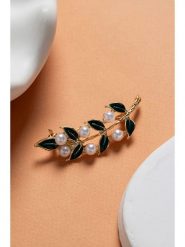 Lodie Silver Broszka w kolorze złoto-zielonym rozmiar: onesize. Zielone broszki damskie Lodie Silver, z perłą, metalowe. Za 69.58 zł.