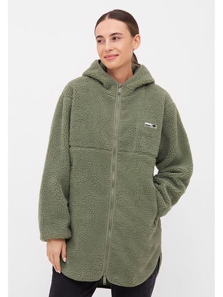 Bench Kurtka polarowa "Brilli" w kolorze khaki rozmiar: 42. Brązowe kurtki damskie Bench, bez wzorów, z polaru, bez kaptura. Za 249.76 zł.
