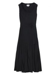 TATUUM Sukienka w kolorze czarnym rozmiar: 38. Czarne sukienki damskie Tatuum, bez wzorów, z wiskozy, bez kołnierzyka, bez ramiączek, midi. Za 208.83 zł.