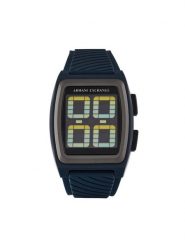 Armani Exchange Zegarek Kelvin AX2970 Granatowy. Niebieskie, cyfrowe zegarki męskie Armani Exchange. Za 589.99 zł.