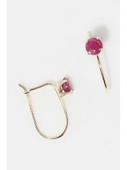 OR ÉCLAT Złote kolczyki "Rubis envoutant" z rubinami rozmiar: onesize. Czerwone kolczyki damskie Or Éclat, z rubinem, złote. Za 521.99 zł.