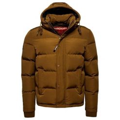 Kurtka z kapturem Superdry Everest. Zielone kurtki męskie Superdry., m, bez wzorów, z puchu, z kapturem. Za 539.00 zł.