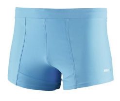 Beco męskie bokserki kąpielowe turkusowe. Niebieskie kąpielówki męskie 47 Brand, m, bez wzorów, z elastanu, na fitness i siłownię. Za 220.99 zł.